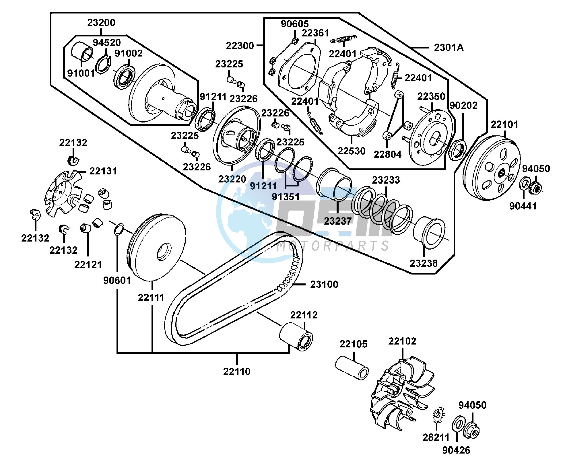 Driven Pulley