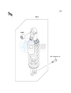 KLX250 KLX250SCF XX (EU ME A(FRICA) drawing Shock Absorber(s)