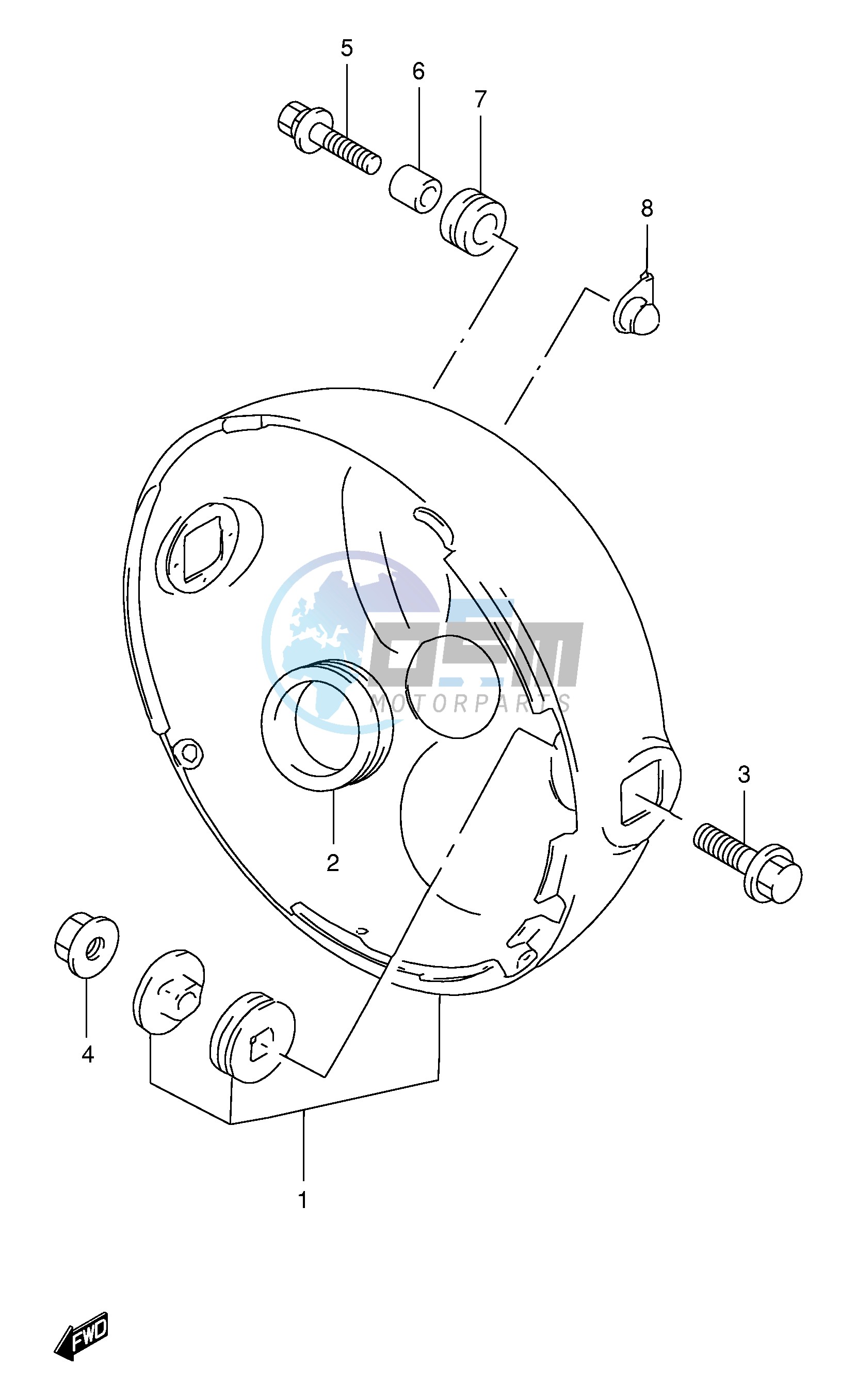 HEADLAMP HOUSING