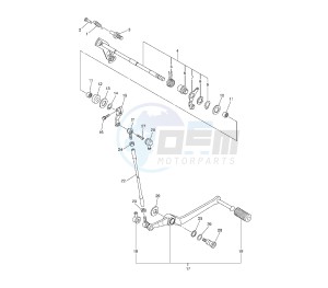 YZF R6 50TH 600 drawing SHIFT SHAFT