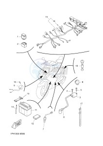 NS50 AEROX (1PH3 1PH3 1PH3 1PH3) drawing ELECTRICAL 2