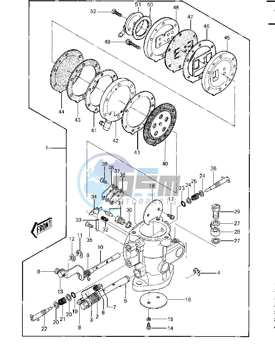 CARBURETOR   -- 82-83 JS440-A6_A7- -