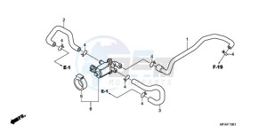 CBF10009 Ireland - (EK) drawing AIR INJECTION CONTROL VALVE