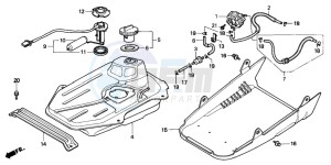 SK50M drawing FUEL TANK