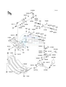 KAF 620 J [MULE 3010 TRANS 4X4] (J1) J1 drawing SHIFT LEVER-- S- -