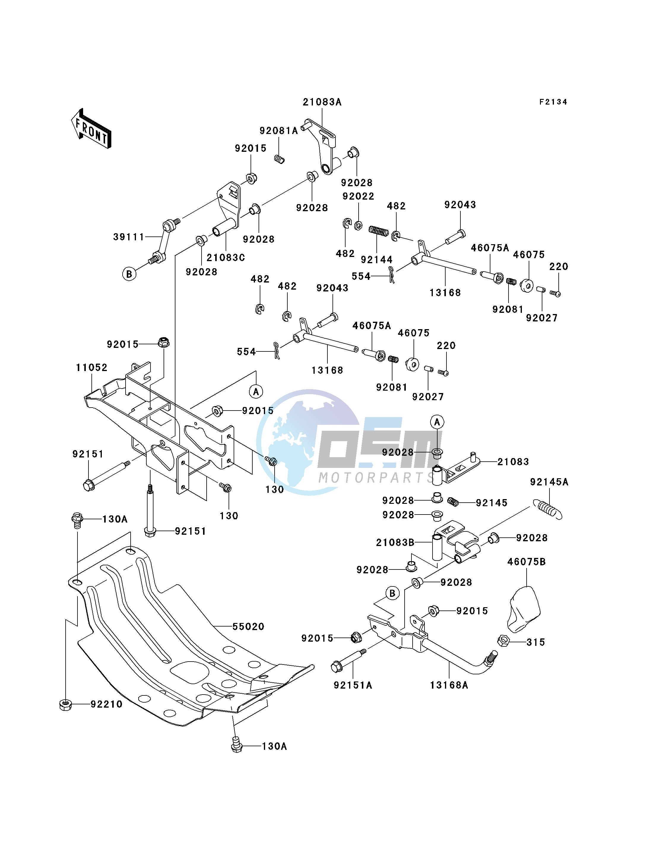 SHIFT LEVER-- S- -