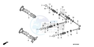 FJS400D9 SI - (SI) drawing CAMSHAFT/VALVE