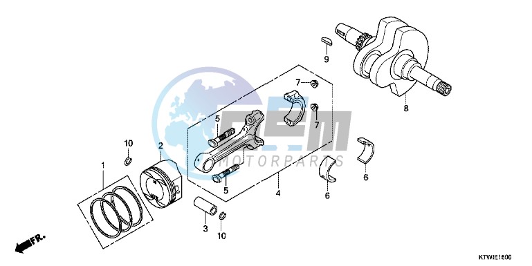 CRANKSHAFT/ PI STON