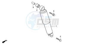 PK50SM WALLAROO drawing REAR CUSHION