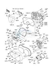 VN900 CLASSIC VN900BDF GB XX (EU ME A(FRICA) drawing Engine Cover(s)