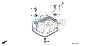 CBF125MA France - (F) drawing CYLINDER HEAD COVER