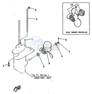 6D drawing LOWER-CASING-x-DRIVE-2