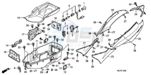 FES1259 France - (F / CMF 2F) drawing BODY COVER/LUGGAGE BOX