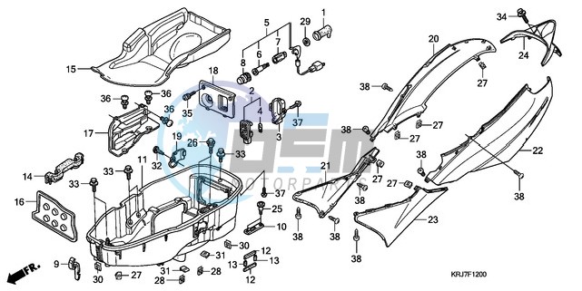 BODY COVER/LUGGAGE BOX