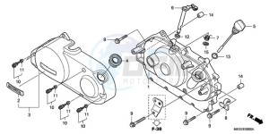 VT750CA9 Australia - (U / MME ST) drawing RIGHT CRANKCASE COVER