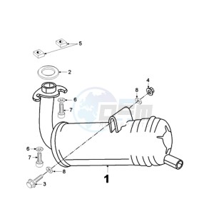 VOGUE LEA BE drawing EXHAUST SYSTEM