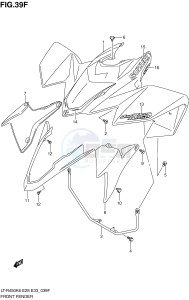 LT-R450 (E28-E33) drawing FRONT FENDER (LT-R450L0)