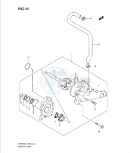 AN650 drawing WATER PUMP