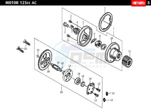 MARATHON-125-E4-AC-WHITE drawing LUBRICATION SYSTEM