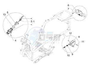 Fuoco 500 4t-4v ie e3 LT 800 drawing Locks