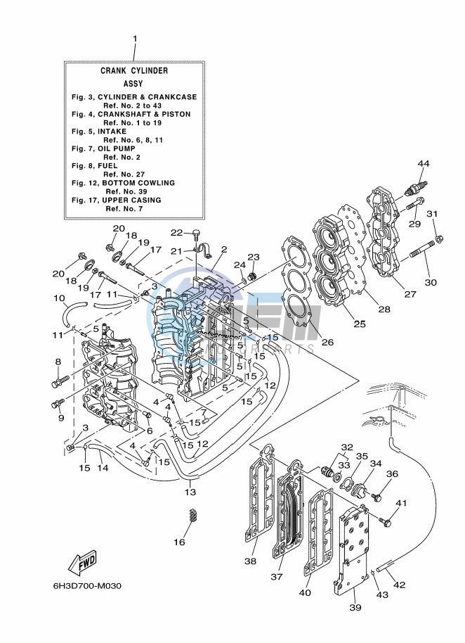 CYLINDER--CRANKCASE