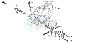 TRX400FA FOURTRAX AT drawing SHIFT FORK