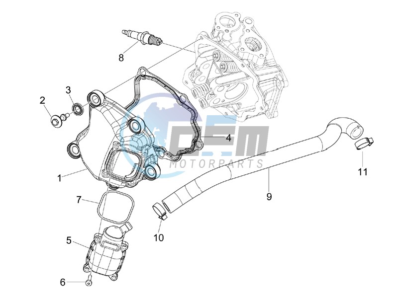 Cylinder head cover