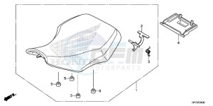 TRX420FAD TRX420 Europe Direct - (ED) drawing SEAT