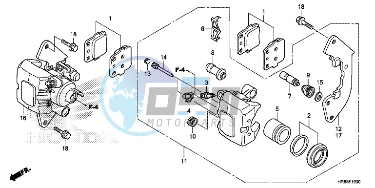 FRONT BRAKE CALIPER