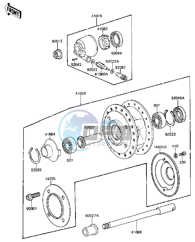 FRONT HUB