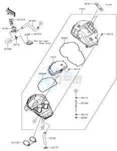 NINJA 650 EX650KJFA XX (EU ME A(FRICA) drawing Air Cleaner