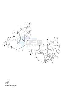 YZF250F YZ250F (BW47) drawing STAND & FOOTREST