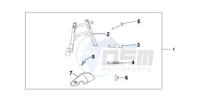 CBF1000S drawing MAIN STAND