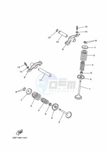 XT250 (B7C3) drawing VALVE