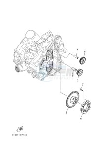 YFM700FWAD YFM70GPLG GRIZZLY 700 EPS LIMITED EDITION (B315) drawing STARTER CLUTCH