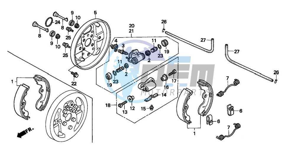 FRONT BRAKE PANEL