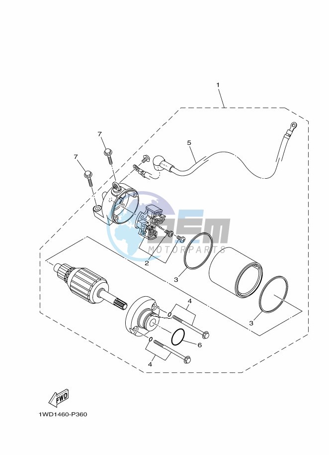 STARTING MOTOR