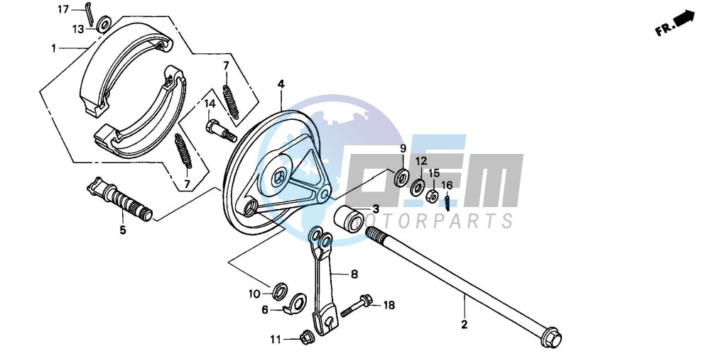 REAR BRAKE PANEL