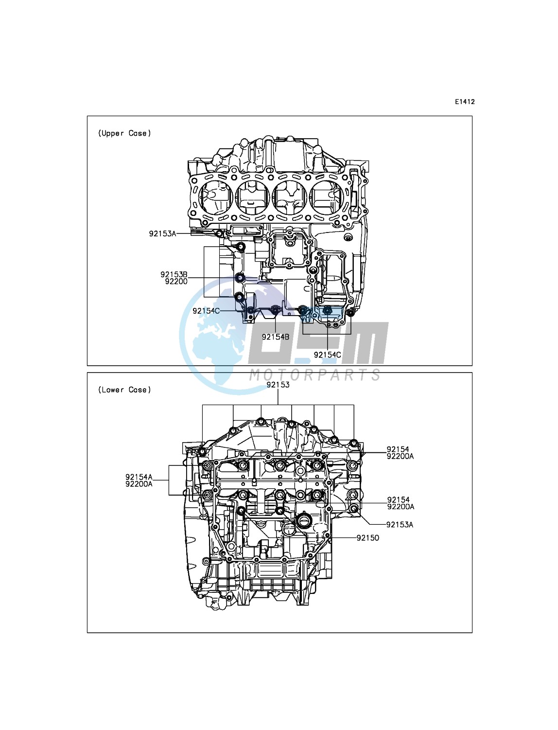 Crankcase Bolt Pattern