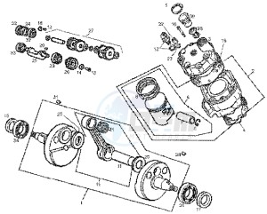 GPR 50 drawing Crankshaft-cylinder