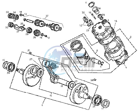 Crankshaft-cylinder