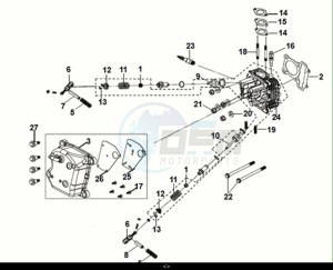 SYMPHONY CARGO 125 (AY12WA-EU) (E5) (M1) drawing CYLINDER HEAD