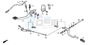 ST1300 drawing PEDAL