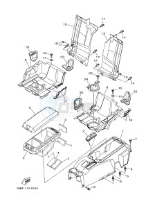 YXE700 YXE70WPAJ WOLVERINE R (B3D5) drawing SIDE COVER 2