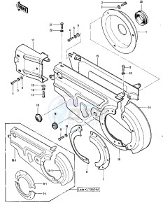 KLT 250 A [KLT250] (A1) [KLT250] drawing CHAIN CASE -- 82 A1- -