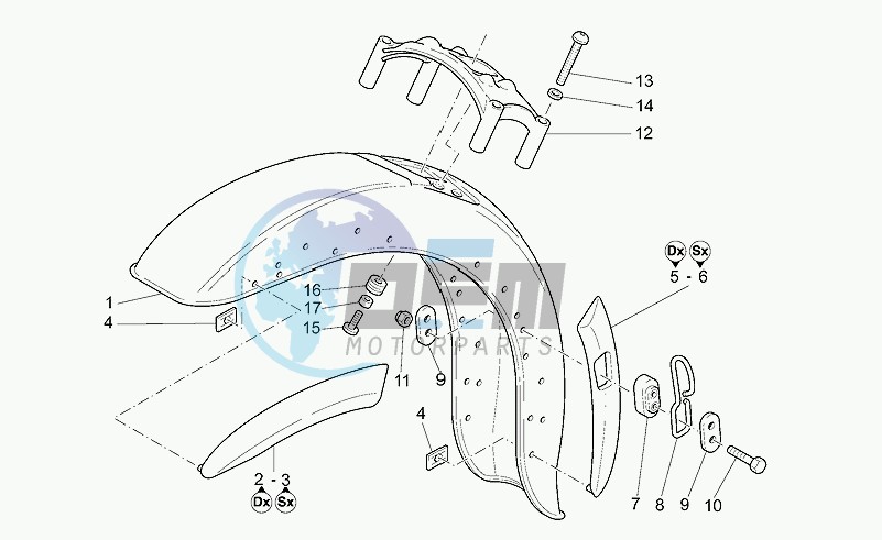 Front mudguard