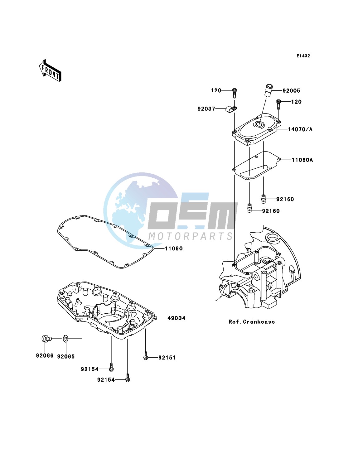 Breather Cover/Oil Pan