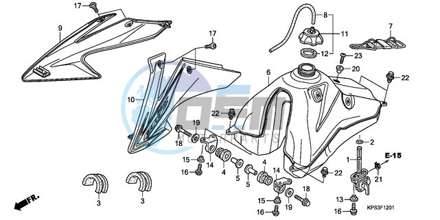 FUEL TANK (CRF230F8/9)