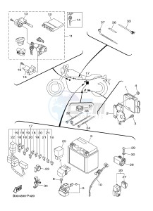 XVS950CR XVS950 ABS XV950 RACER (B334) drawing ELECTRICAL 2