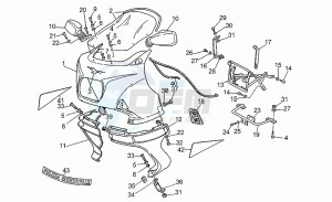 V 75 750 PA Vecchio Tipo PA Vecchio Tipo drawing Fairing